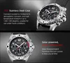 A split image showing two views of a men's watch with descriptive text about its features. Náhled obrázku produktu