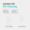 Modee R7s Halogenstab 160W 1400lm 2700K warmweiß 15 Stück Produktbild-Vorschau 4