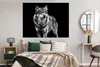 MuchoWow® Poster Wolf - Tiere - Wild - Schwarz - Weiß Produktbild-Vorschau 4