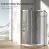 Heilmetz Duschkabine 90x90x195 cm Viertelkreis Runddusche Produktbild-Vorschau 6