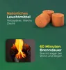Gartenfackel für draußen Motiv Eule - Rost - Set: Produktbild-Vorschau 5