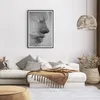 Gerahmtes Poster - Schwarzer Rahmen - Gesicht Grafiken Produktbild-Vorschau 7