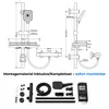 JOHO Edelstahl Duschsystem mit Duscharmatur, Brausestange Produktbild-Vorschau 7