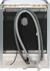 The back of a dishwasher showing hoses and connections. Produktbild-Vorschau