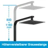 Système de douche Heilmetz avec thermostat, noir mat, Voir les images du produit 16