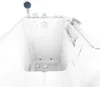 Sitzwanne Whirlpool Badewanne mit Tür S08WP-A-L 68x110cm Produktbild-Vorschau 8