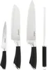 Excelsa set von 4 messer Soul Cook stahl schwarz und silber Produktbild-Vorschau 1