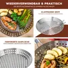 bremermann Grillpfanne rund, mit Klapp-Griff, Edelstahl Ø Produktbild-Vorschau 3