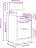 vidaXL Tables de nuit avec 2 tiroirs 2 pcs. chêne Sonoma Voir les images du produit 8