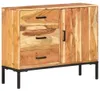 vidaXL Sideboard 88x30x73 cm Akazie Massivholz Produktbild-Vorschau 8