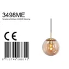 Steinhauer - suspension - Bollique LED - ambre - verre Voir les images du produit 7