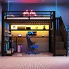 Lit superposé Flieks 90x200 cm avec bureau et étagère, lit Voir les images du produit 2