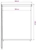 Roleta zewnętrzna 350 x 140 cm biała Podgląd zdjęcia produktu 6