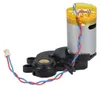 A close-up shot of a robot vacuum cleaner motor assembly with wires. Produktbild-Vorschau