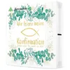 20 Servietten Eucalyptus Leaves gold Konfirmation - mit Produktbild-Vorschau 2