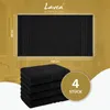Zestaw 4 ręczników kąpielowych Lavea® 50x100 cm - Elena, Podgląd zdjęcia produktu 7