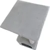 A grey cat tree with a bed on top and a small house at the bottom. Anteprima dell’immagine prodotto