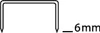 A diagram of a staple with a measurement indicator. Anteprima dell’immagine prodotto