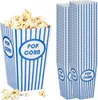 Sacchetti per popcorn Relaxdays, set da 48 pezzi, a righe, Anteprima dell’immagine prodotto 1