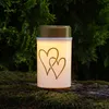 LED Solar Grablicht Herz - Grabkerze - H: 12cm - D: 7cm - Produktbild-Vorschau 4