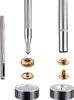 120-teiliges Druckknopf-Set aus Metall – Druckknöpfe mit Produktbild-Vorschau 4