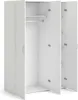Ruffano - Guardaroba 3 Ante, 115x49 cm Bianco, Appendiabiti Anteprima dell’immagine prodotto 5