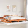 Möbel Massivholzbett ohne Matratze Wachsbraun 180x200 Produktbild-Vorschau 1
