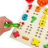 Tg67012 Drewniana Układanka Montessori Matematyczna Nauka Podgląd zdjęcia produktu 9
