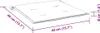 vidaXL Stuhlkissen 6 Stk. Blattmuster 40x40x4 cm Stoff Produktbild-Vorschau 8