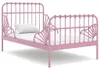 vidaXL Výsuvná posteľ Pink Metal 80x130/200 cm Náhľad obrázku produktu 6