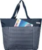 Oversized maritim Strandtasche Bag anndora® XXL in striped Produktbild-Vorschau 4