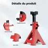Wiltec 2 x kozły o regulowanej wysokości, każdy o nośności Podgląd zdjęcia produktu 9