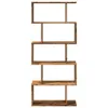 Étagère séparatrice de pièce à 5 niveaux vieux bois Voir les images du produit 5