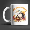 Pinguin Urlaubs-Modus lustige Keramik Kaffeetasse Teetasse Produktbild-Vorschau 1