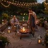 Relaxdays XL Braciere, griglia, attizzatoio, coperchio Anteprima dell’immagine prodotto 2