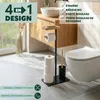 eluno Garniture de WC sur pied 4en1, brosse de WC, Voir les images du produit 2