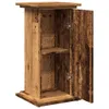 A wooden cabinet with an open door, showing a shelf inside. Voir les images du produit