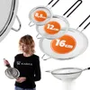 Set di setacci in acciaio inossidabile KADAX, 3 pezzi – Ø Anteprima dell’immagine prodotto 1