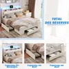 Lit une place pour adolescents, convertible en lit double Voir les images du produit 6