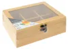 Dekorative Teedose aus Holz 21x16 cm Produktbild-Vorschau 12