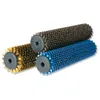Three different colored brush rollers are displayed on a white background. Produktbild-Vorschau