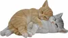 Figurine de jardin Figurine décorative Deux chats qui Voir les images du produit 5