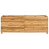 vidaXL Lit surélevé 150x40x55 cm teck vieux bois et acier Voir les images du produit 10