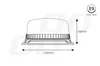 LED Warnleuchte Rundumleuchte 36 LED R65 R10 12V 24V Produktbild-Vorschau 5