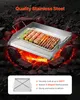 SucceBuy Piastra piatta in acciaio inox per barbecue, Anteprima dell’immagine prodotto 2