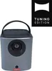 A portable projector is shown against a white background, with a marketing graphic in the top right corner. Podgląd zdjęcia produktu