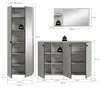 Garderoben-Set >Station< in kaschmir - 235x192x37cm Produktbild-Vorschau 5