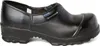 A black Sika shoe clog is shown from the side against a white background. Produktbild-Vorschau