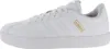 A side view of a white Adidas sneaker with gold accents. Produktbild-Vorschau