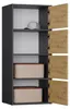 Kommode Helmut mit 4 Türen 50 cm in Artisan-Eiche / Produktbild-Vorschau 9